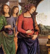 Pietro Perugino The Vision of St Bernard oil painting artist